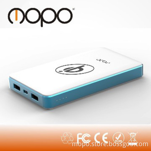 the bigger power bank with wireless transmitter , with 4000mAh battery